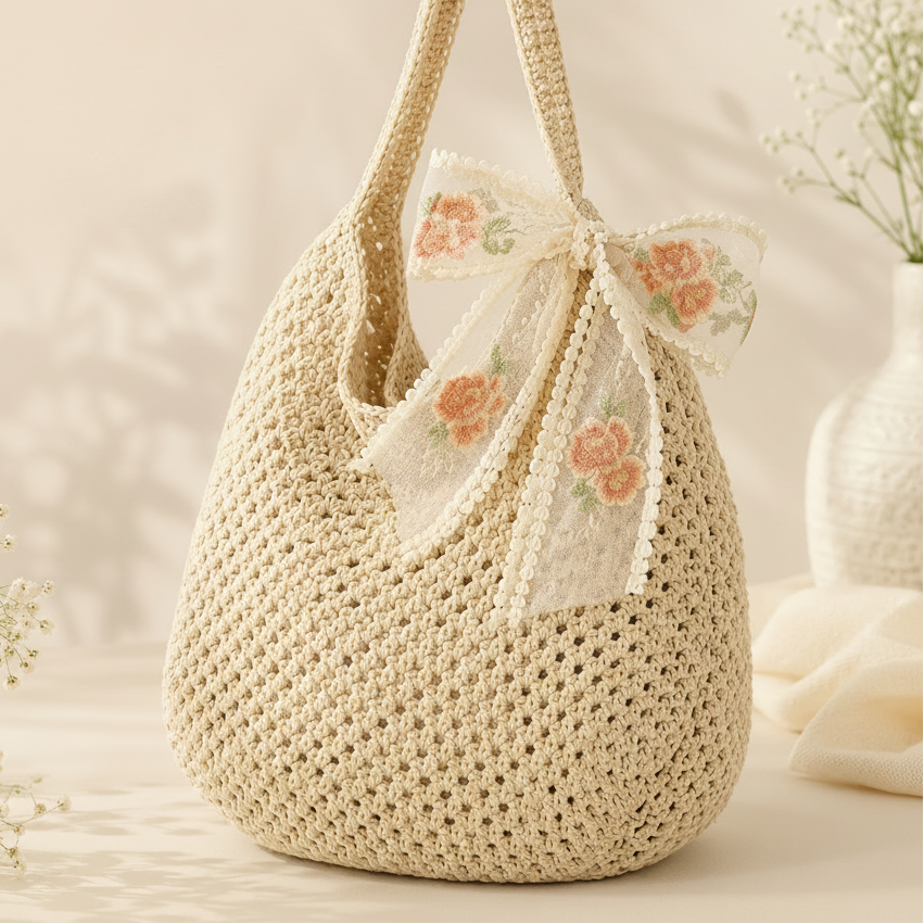 Bolsa Tiracolo Boho Floral Patchwork