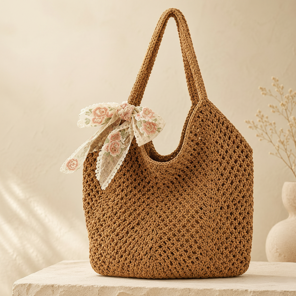 Bolsa Tiracolo Boho Floral Patchwork