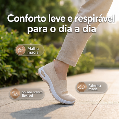 Sapatilha Slip-On Respirável Antiderrapante