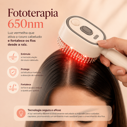 Hairlys — Escova Elétrica Capilar 3 em 1