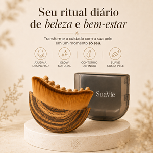 SuaVie - Escova de Drenagem Linfática Facial