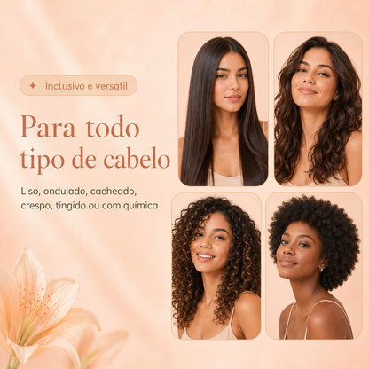 Hairlys — Escova Elétrica Capilar 3 em 1