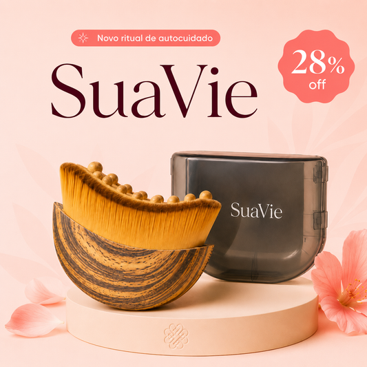 SuaVie - Escova de Drenagem Linfática Facial