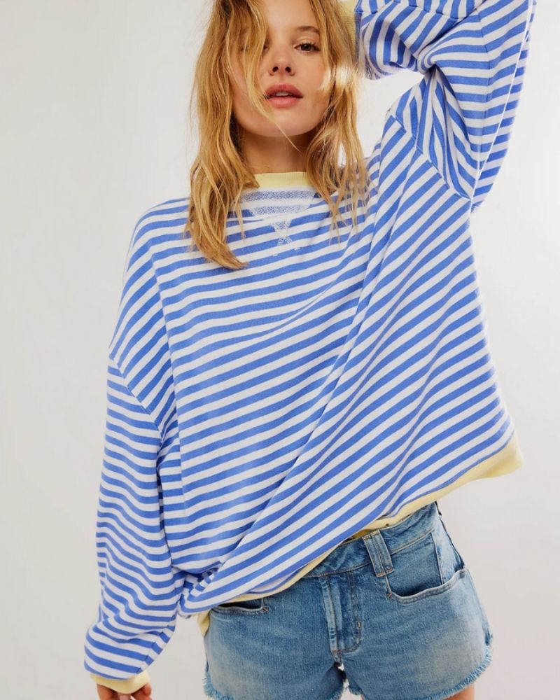 Blusa Listrada Oversized Rebeca — BeneDonna