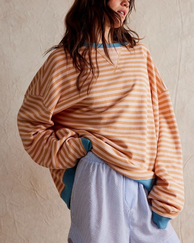Blusa Listrada Oversized Rebeca — BeneDonna