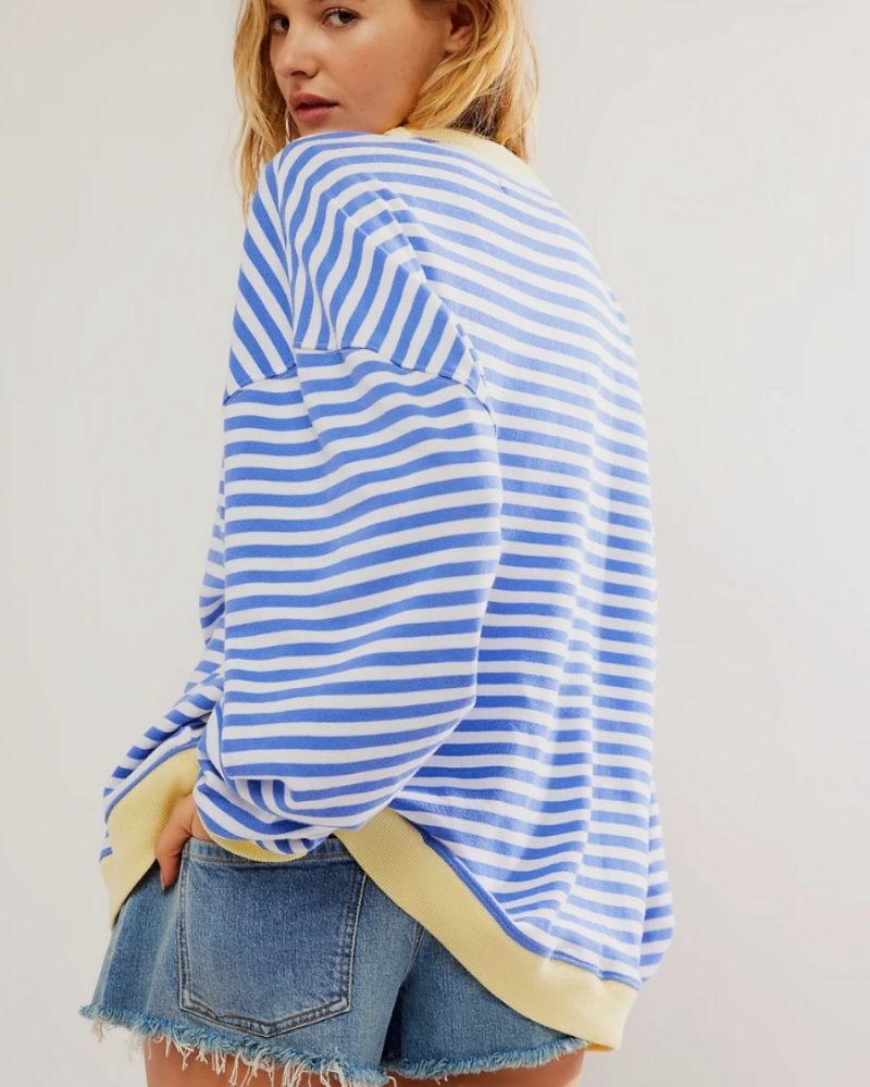 Blusa Listrada Oversized Rebeca — BeneDonna