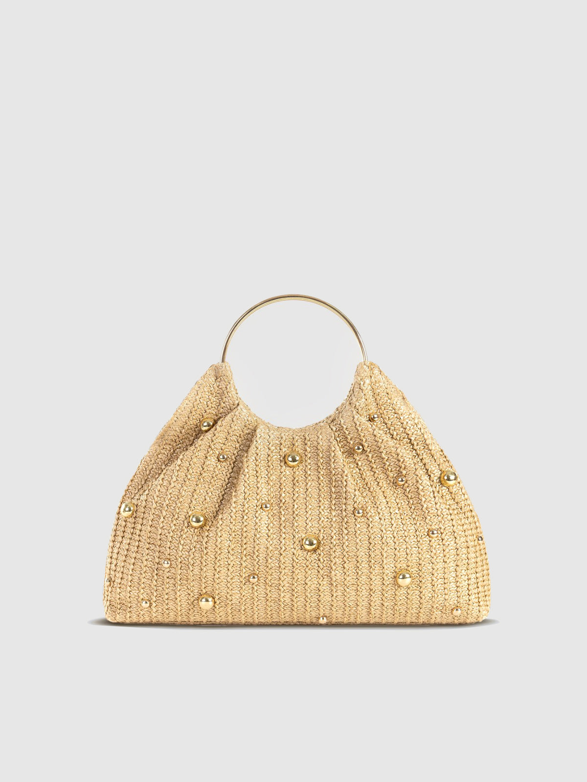 Bolsa de crochê com miçangas e alça metálica — Bene Donna — imagem 01