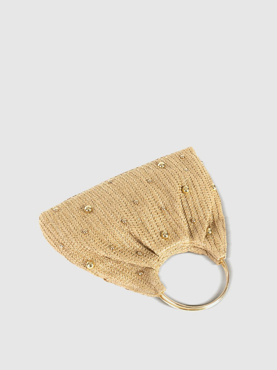 Bolsa de crochê com miçangas e alça metálica — Bene Donna — imagem 03