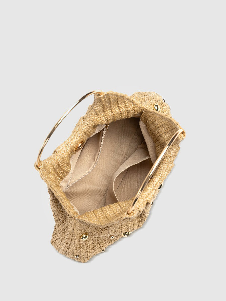 Bolsa de crochê com miçangas e alça metálica — Bene Donna — imagem 05