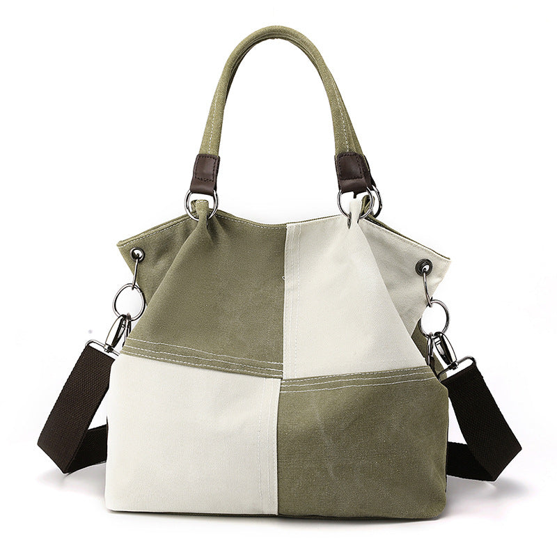 Bolsa de lona bicolor com alça ajustável — Bene Donna — imagem 11