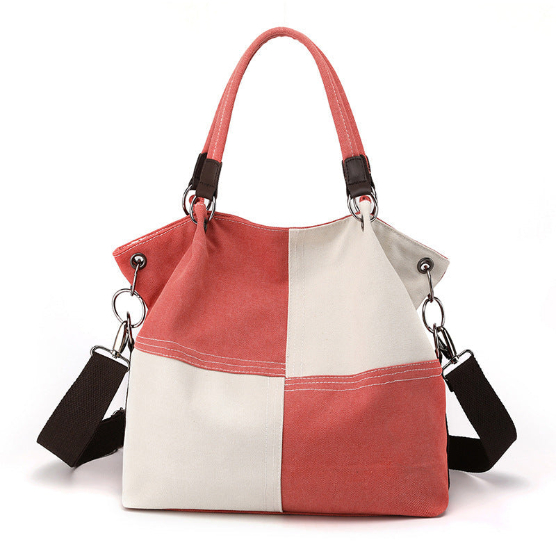 Bolsa de lona bicolor com alça ajustável — Bene Donna — imagem 13