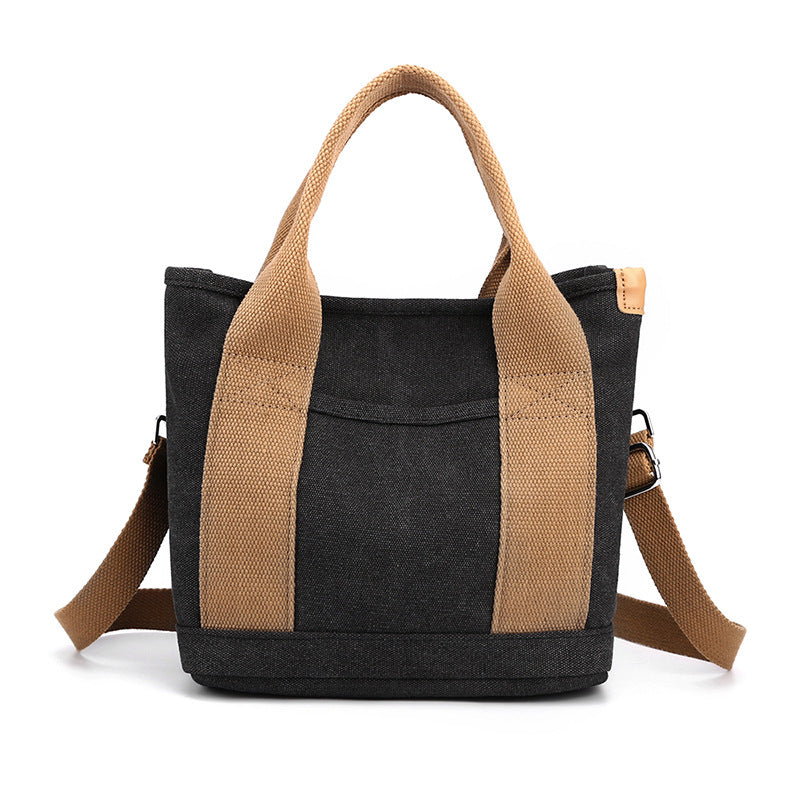 Bolsa de lona compacta com alça removível — Bene Donna — imagem 11