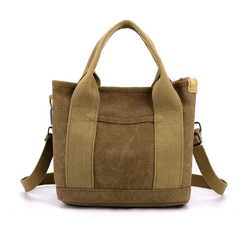 Bolsa de lona compacta com alça removível — Bene Donna — imagem 12