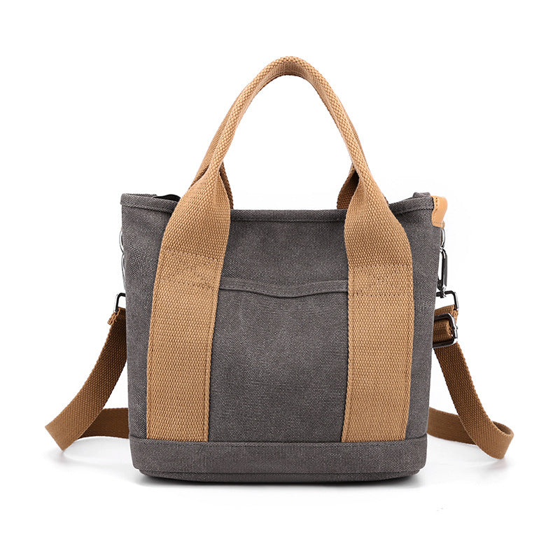 Bolsa de lona compacta com alça removível — Bene Donna — imagem 17