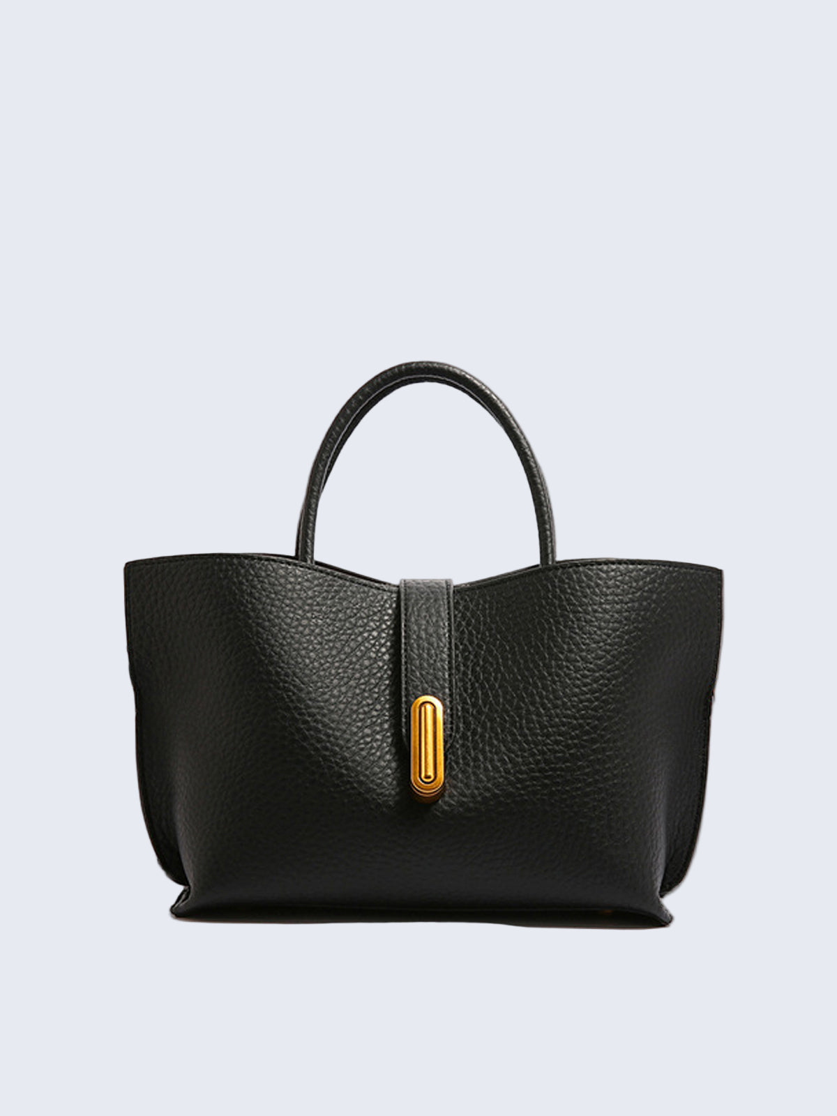 Bolsa estruturada texturizada com alça superior — Bene Donna — imagem 01