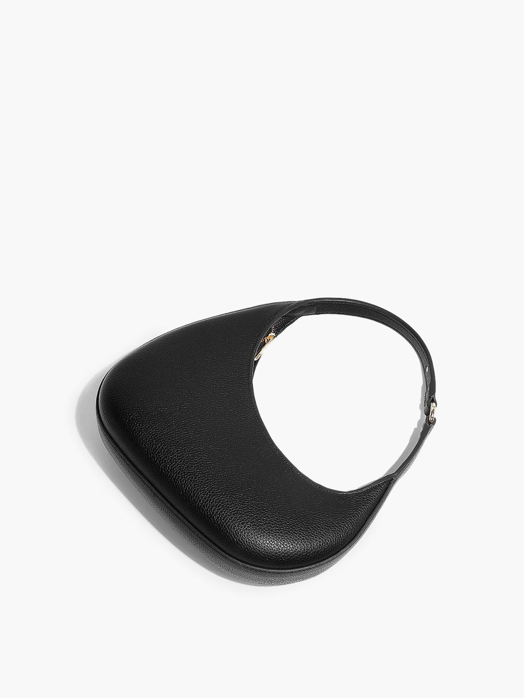 Bolsa meia-lua de couro sintético texturizado — Bene Donna — imagem 05