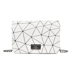 Bolsa transversal geométrica com alça de corrente — Bene Donna — imagem 06