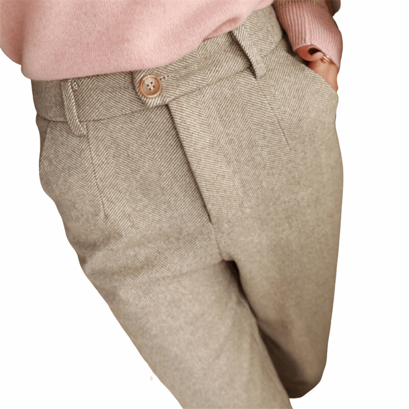 Calça Feminina Lápis de Lã — BeneDonna