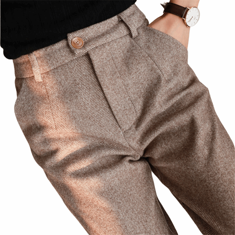 Calça Feminina Lápis de Lã — BeneDonna
