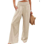 Calça Pantalona Feminina Ampla e Leve — BeneDonna