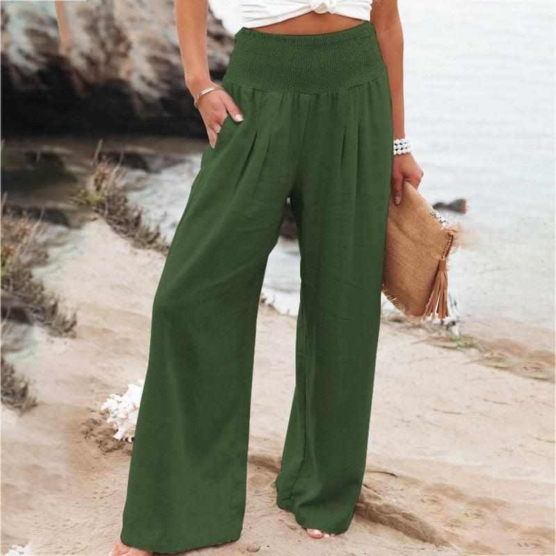 Calça Pantalona Feminina Ampla e Leve — BeneDonna