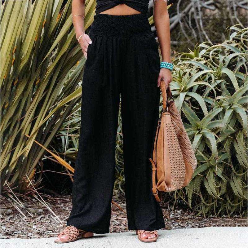 Calça Pantalona Feminina Ampla e Leve — BeneDonna