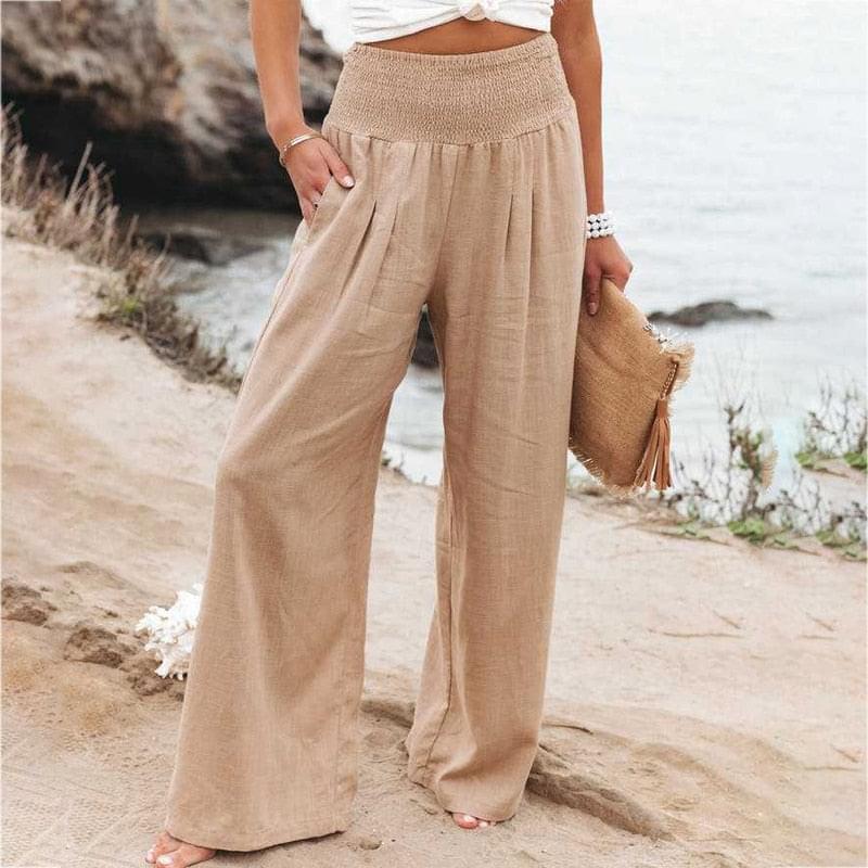 Calça Pantalona Feminina Ampla e Leve — BeneDonna