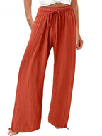 Calça pantalona leve com cós elástico — Bene Donna — imagem 12
