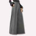 Calça Pantalona Casimira Plissada — BeneDonna