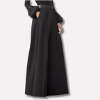 Calça Pantalona Casimira Plissada — BeneDonna