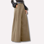 Calça Pantalona Casimira Plissada — BeneDonna