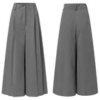 Calça Pantalona Casimira Plissada — BeneDonna