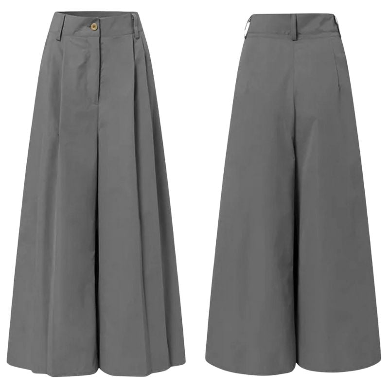 Calça Pantalona Casimira Plissada — BeneDonna