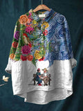 Camisa de estampas artísticas inspiradas em Van Gogh — Bene Donna — imagem 02