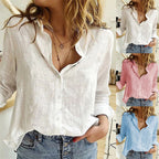Camisa Social Feminina de Linho — BeneDonna