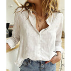 Camisa Social Feminina de Linho — BeneDonna