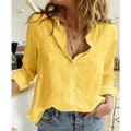 Camisa Social Feminina de Linho — BeneDonna