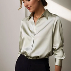 Camisa Social Feminina em Seda — BeneDonna