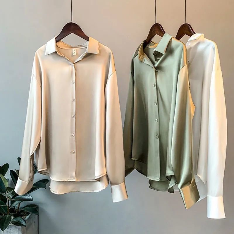 Camisa Social Feminina em Seda — BeneDonna