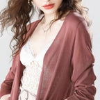 Cardigan Longo Feminino Leve — BeneDonna