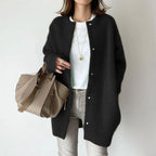 Casaco Feminino Elegante de Inverno com Caimento Solto — BeneDonna