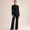 Conjunto de blazer sem gola e calça reta — Bene Donna — imagem 01