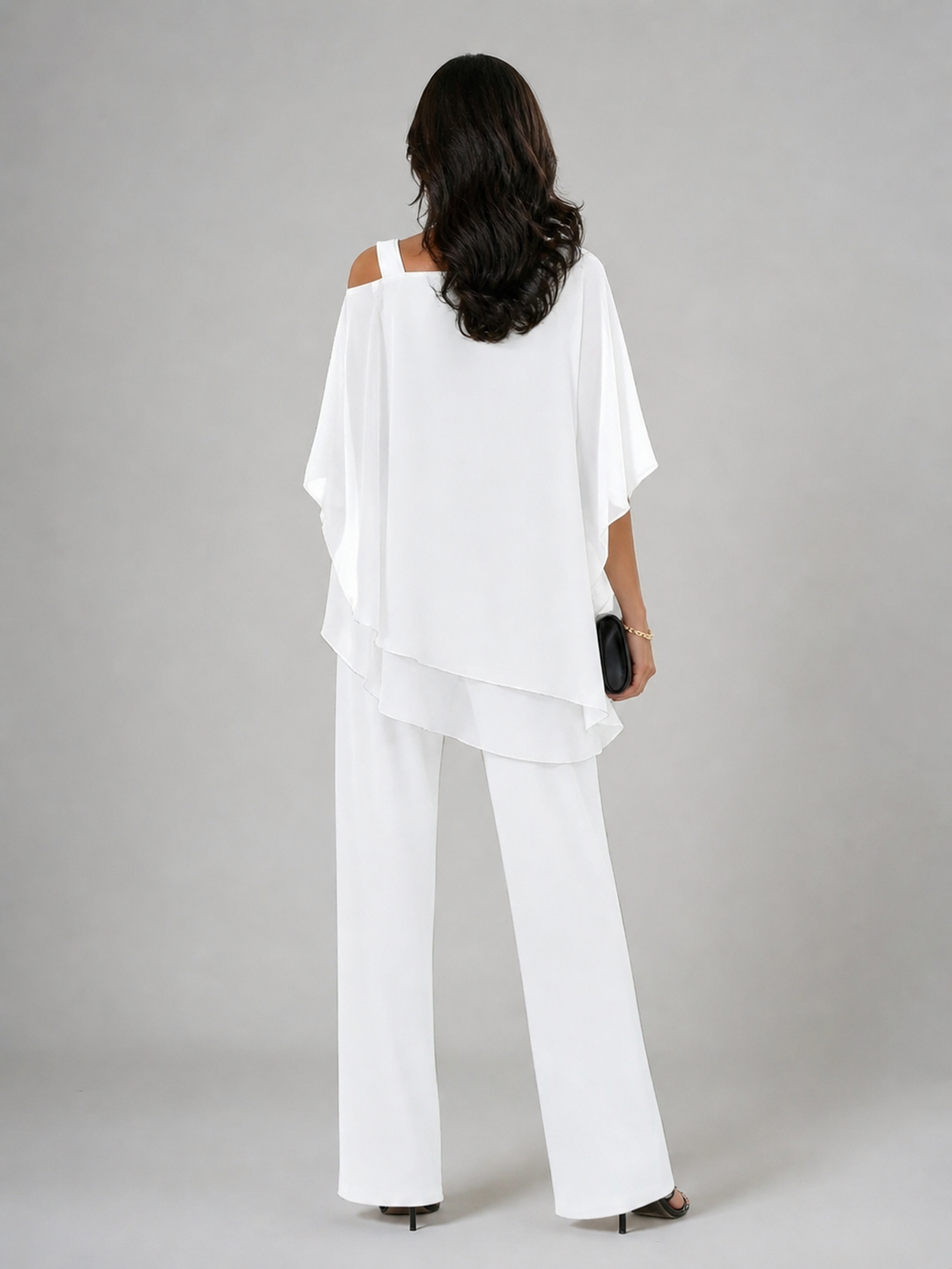 Conjunto de blusa em camadas e pantalona — Bene Donna — imagem 02