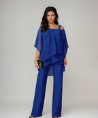 Conjunto de blusa em camadas e pantalona — Bene Donna — imagem 06