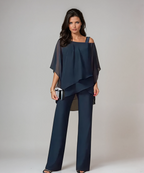 Conjunto de blusa em camadas e pantalona — Bene Donna — imagem 08