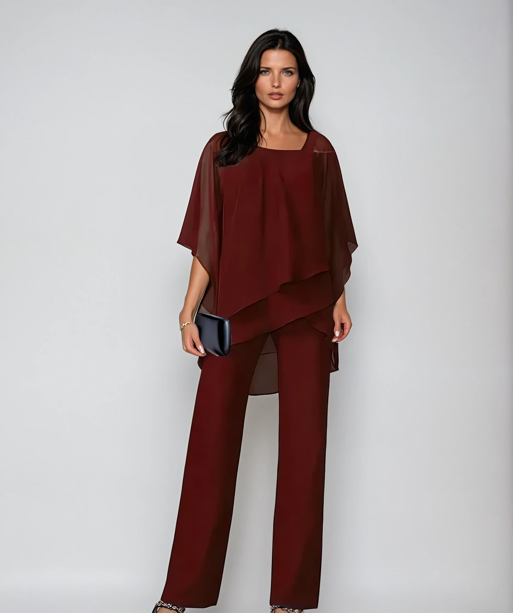 Conjunto de blusa em camadas e pantalona — Bene Donna — imagem 10