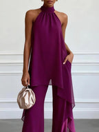 Conjunto de blusa frente única e pantalona — Bene Donna — imagem 03
