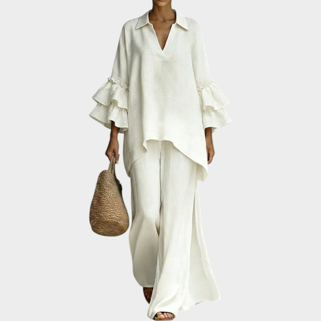 Conjunto de blusa oversized e pantalona — Bene Donna — imagem 01