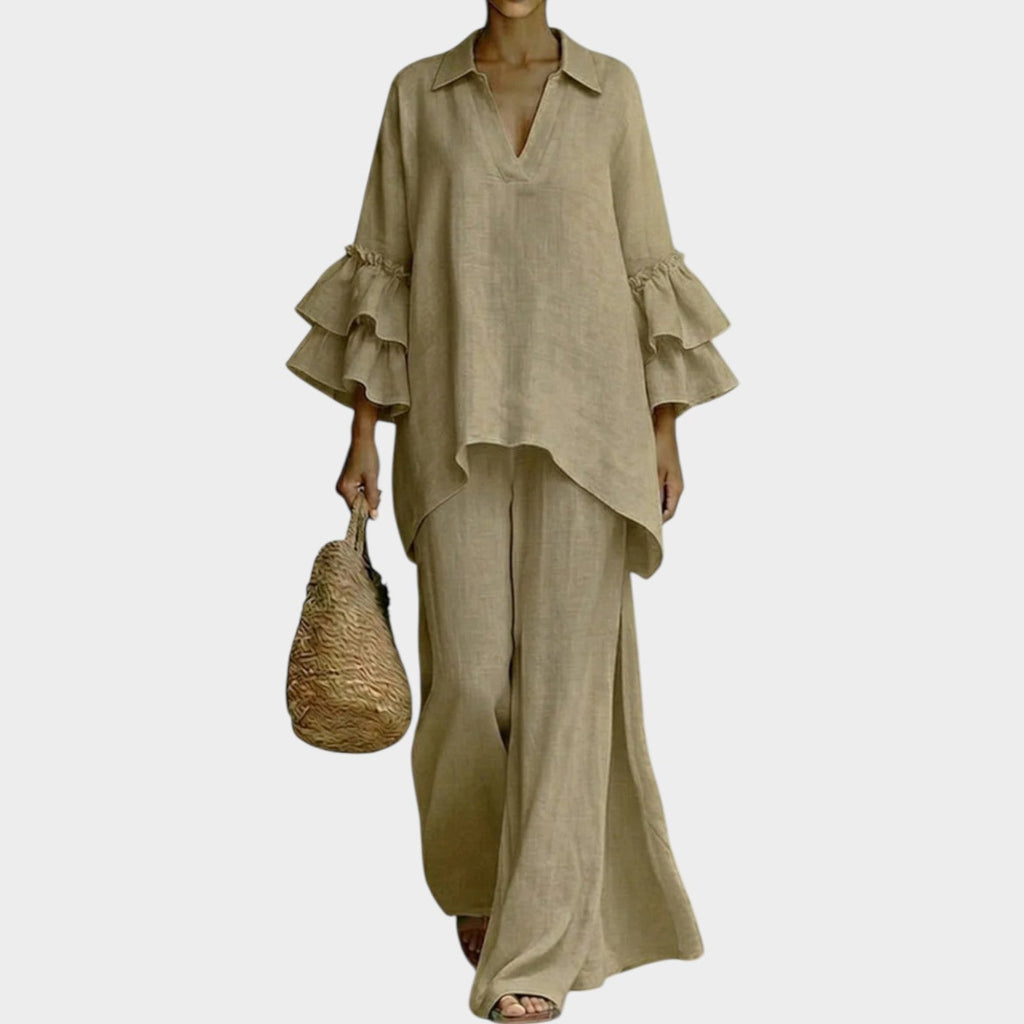 Conjunto de blusa oversized e pantalona — Bene Donna — imagem 03