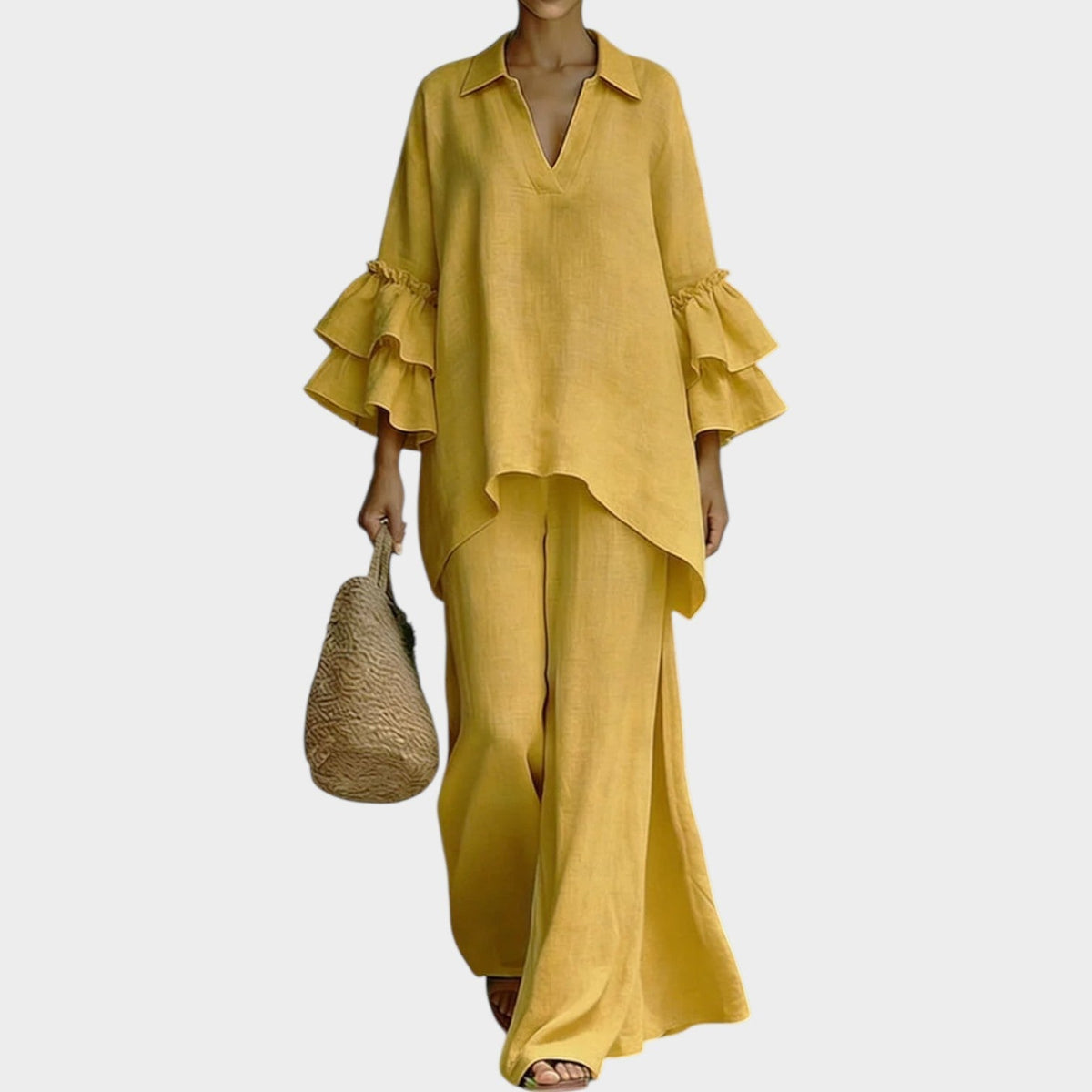 Conjunto de blusa oversized e pantalona — Bene Donna — imagem 04